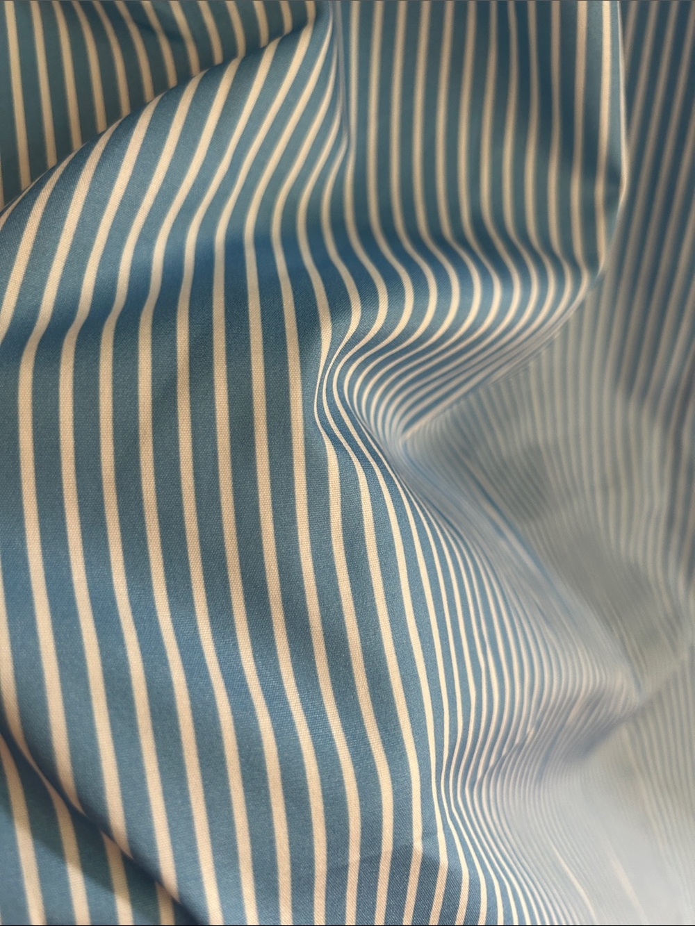 Light Blue Pinstripe Maxi Dress - Picture 6 of 11